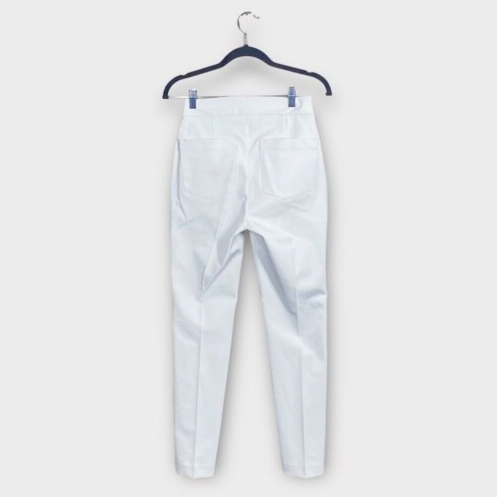 NWT Spanx On-The-Go Slim Straight Pant Classic White,  Size Extra Small Tall - Picture 6 of 8